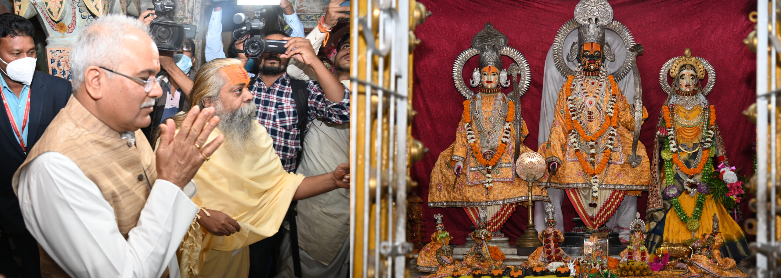 रायपुर : छत्तीसगढ़ में आए सुखद बदलाव में संत महात्माओं का आशीर्वाद और  जनता का महत्वपूर्ण योगदान : मुख्यमंत्री बघेल