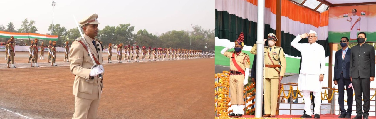 सीएम बघेल ने जगदलपुर में किया ध्वजारोहरण, कहा-समावेशी और टिकाऊ विकास का ‘छत्तीसगढ़ मॉडल’ हमारे गौरव का है प्रतीक