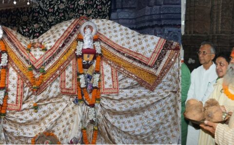 मुख्यमंत्री ने शिवरीनारायण मंदिर में भगवान नर-नारायण कि पूजा -अर्चना कर देश और प्रदेश की खुशहाली व सुख-समृद्धि की कामना