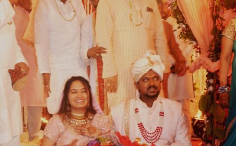 मंत्री अमरजीत भगत के बेटे की शादी में शामिल हुए सीएम भूपेश, नव दम्पति को सुखद वैवाहिक जीवन का दिया आशीर्वाद, देखिए शादी की तस्वीरें