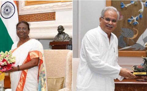 राष्ट्रपति और पीएम से मिले सीएम भूपेश बघेल, द्रोपदी मुर्मू को बधाई, पीएम मोदी से कि कई मुद्दों पर चर्चा