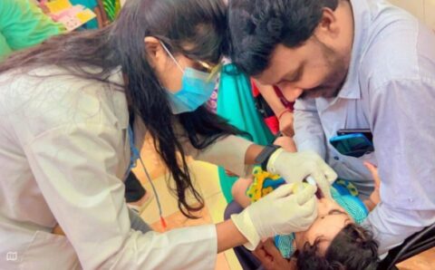 आयुर्वेद महाविद्यालय चिकित्सालय में 1270 बच्चों का कराया गया स्वर्णप्राशन