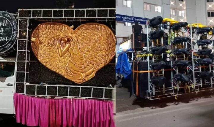 रायपुर पुलिस ने 12 डीजे किए जब्त…