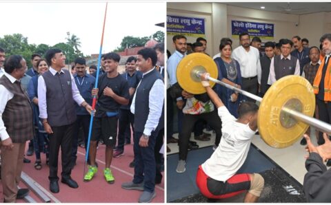 केन्द्रीय खेल मंत्री डॉ. मांडविया ने प्रशिक्षणरत् खिलाड़ियों से मुलाकात कर बढ़ाया हौसला, कहा…