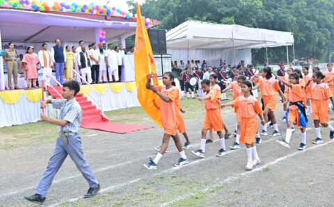 24वीं राज्य स्तरीय शालेय खेल प्रतियोगिता का भव्य शुभारंभ