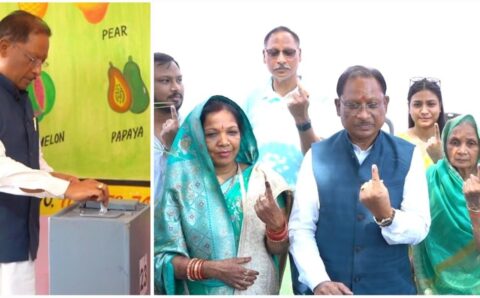 मुख्यमंत्री विष्णुदेव साय ने पंचायत चुनाव के तीसरे चरण में किया मतदान, परिवार संग लोकतंत्र के महापर्व में निभाई भागीदारी