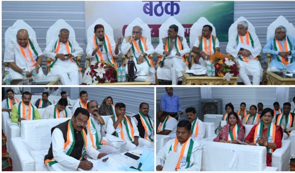 कांग्रेस विधायक दल की बैठक हुई समाप्त, नेता प्रतिपक्ष का बयान, कहा-भाजपा झुठा लालीपाप दिखा सत्ता पर है काबिज