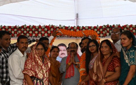 उप मुख्यमंत्री साव सामूहिक आदर्श विवाह समारोह में हुए शामिल