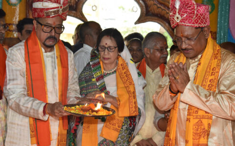 रथयात्रा महोत्सव में शामिल हुए राज्यपाल डेका