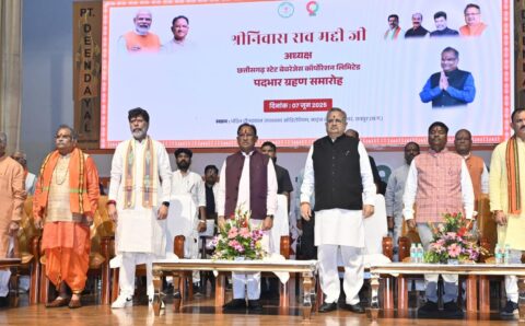 छत्तीसगढ़ स्टेट बेवरेजेस कॉर्पोरेशन अध्यक्ष का श्रीनिवास मद्दी ने किया पदभार ग्रहण, सीएम साय ने बधाई, कहा…