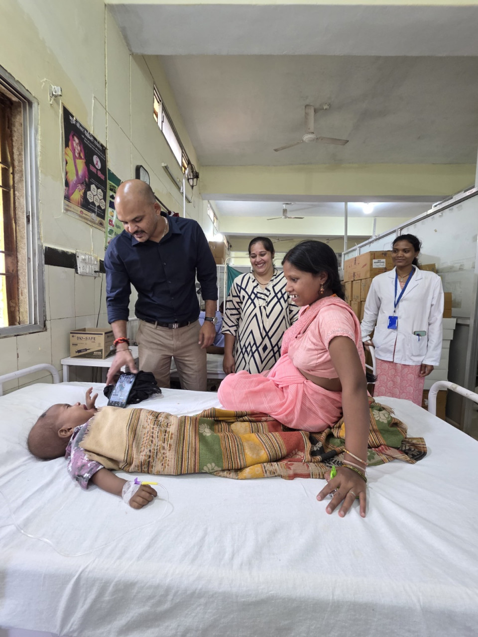 कैंसर पीड़ित बच्चे को दी गई कीमोथेरेपी