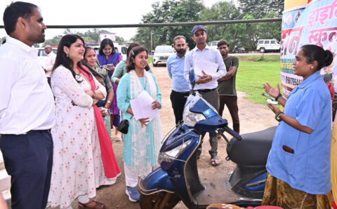 स्कूटी दीदी’ बनीं आत्मनिर्भर भारत की प्रतीक – मुख्यमंत्री साय ने सराहा एनु का जज़्बा