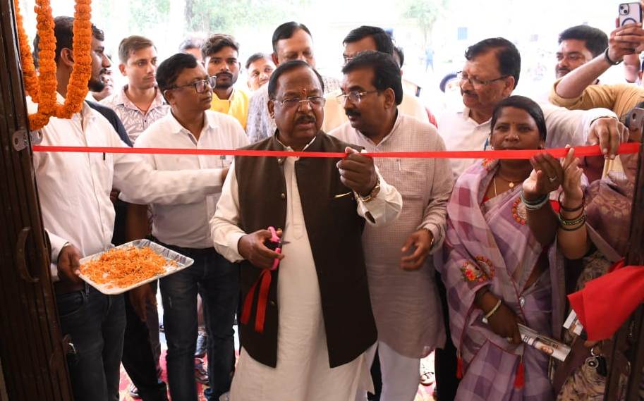 कृषि मंत्री नेताम ने किया नवीन तहसील कार्यालय भवन का उद्घाटन