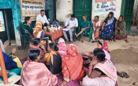 गांव-गांव लगाए जा रहे आयुर्वेद शिविर 327 मरीजों को मिला अब तक निःशुल्क उपचार