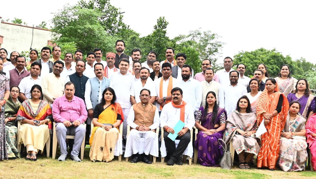 सीएम साय नवनिर्वाचित जिला पंचायत अध्यक्षों एवं उपाध्यक्षों के प्रशिक्षण कार्यक्रम में कहा-ग्रामीण विकास की रीढ़ की हड्डी हैं पंचायती राज संस्थाएं