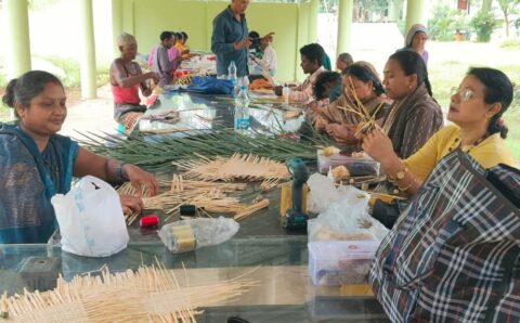 बांस आभूषण एवं शिल्पकला निर्माण पर कार्यशाला का आयोजन