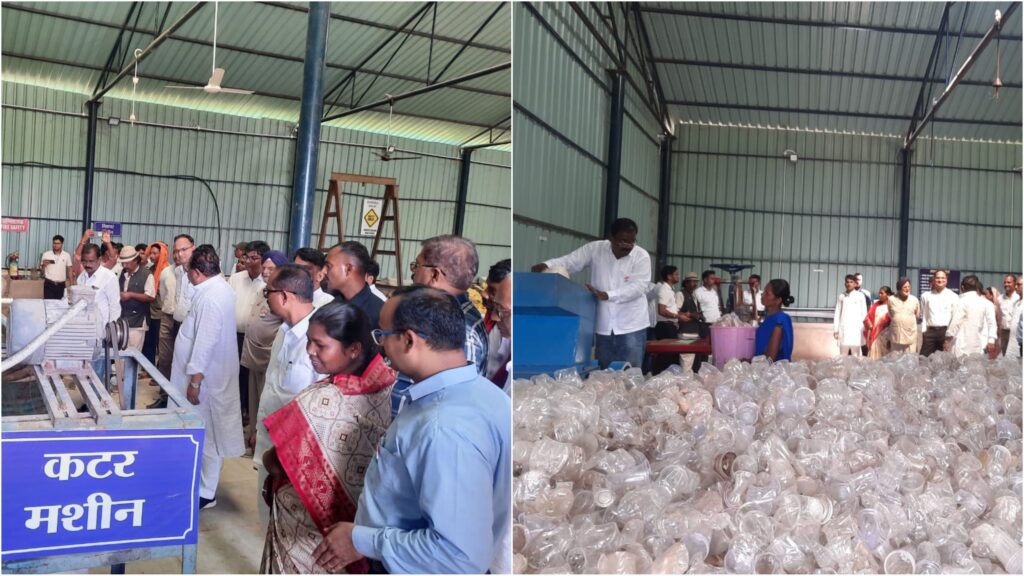 प्लास्टिक कचरे के प्रबंधन में प्रदेश का दूसरा और सरगुजा संभाग का पहला जिला स्तरीय प्लास्टिक प्रोसेसिंग केन्द्र का शुभारंभ