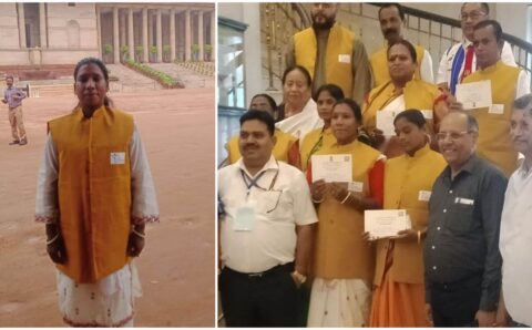 राष्ट्रपति भवन में आयोजित एट होम रिसेप्शन में शामिल हुई बगीचा की सुमन तिर्की