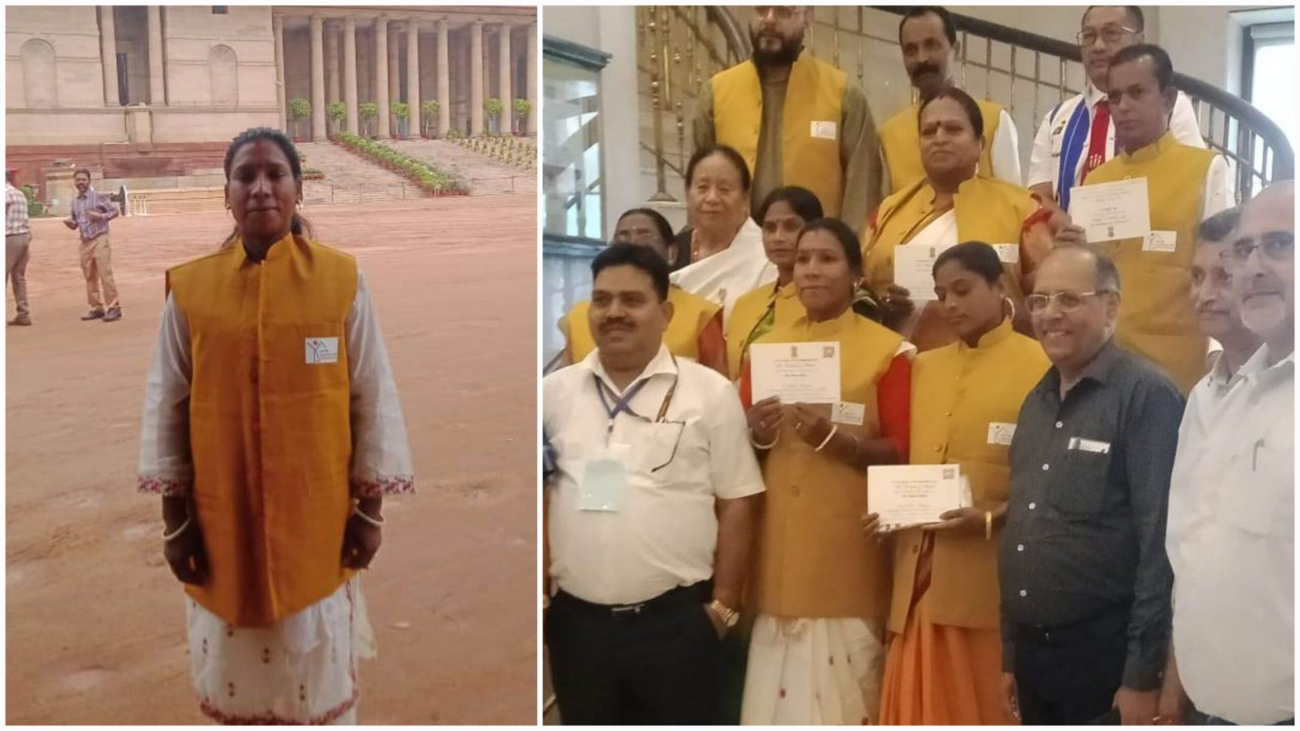 राष्ट्रपति भवन में आयोजित एट होम रिसेप्शन में शामिल हुई बगीचा की सुमन तिर्की