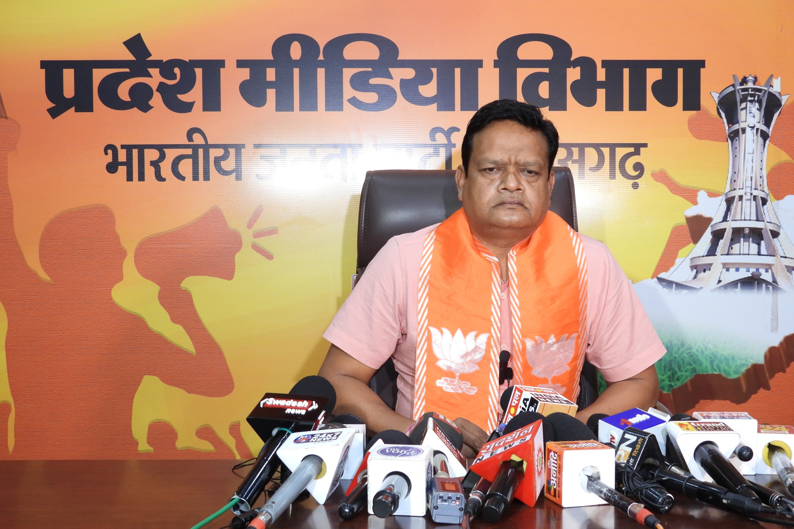 कांग्रेस ने कभी भी आदिवासी नेतृत्व पर भरोसा नहीं किया : भाजपा प्रदेश प्रवक्ता ठाकुर ने कांग्रेस