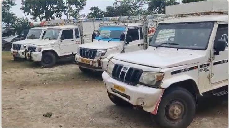 पशुओं की अवैध तस्करी में प्रयुक्त पिकअप वाहन राजसात