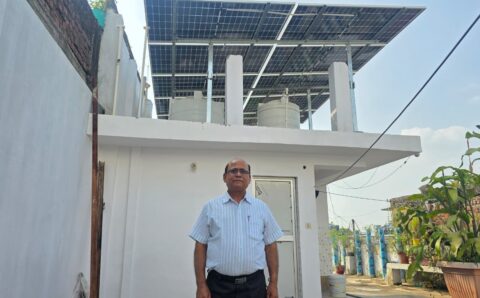 बिजली उपभोक्ता से बने बिजली निर्माता-राजकमल मिश्रा