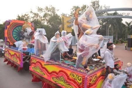 गणेश विसर्जन झांकी के लिए रायपुर प्रशासन सतर्क, डीजे पर पूर्ण प्रतिबंध