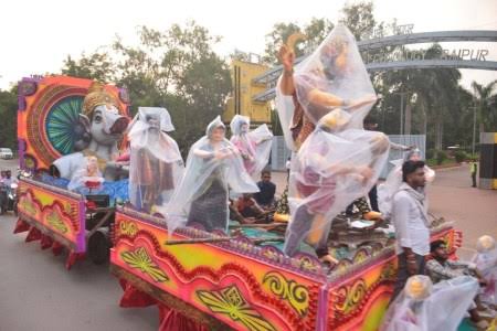 गणेश विसर्जन झांकी के लिए रायपुर प्रशासन सतर्क, डीजे पर पूर्ण प्रतिबंध