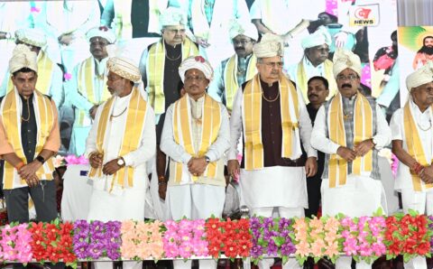 गुरु घासीदास बाबा के आदर्शों पर चलकर बनाएंगे विकसित छत्तीसगढ़ : मुख्यमंत्री साय