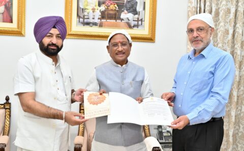 सीएम साय से पंजाब सरकार के मंत्रियों ने की मुलाकात, गुरु तेग बहादुर के 350वें शहीदी दिवस पर आयोजित कार्यक्रम का दिया आमंत्रण