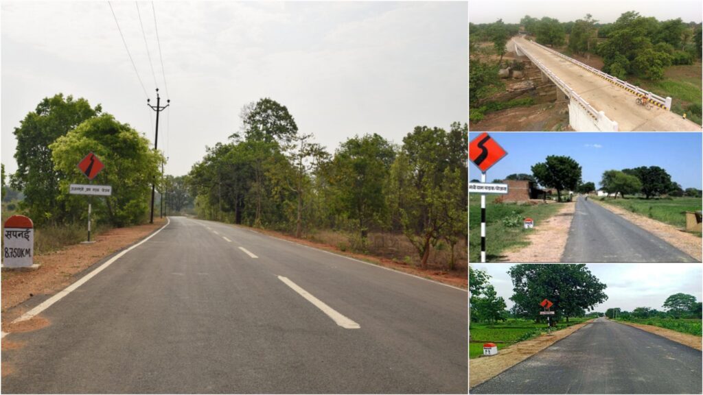 छत्तीसगढ़ में गांव-गांव बिछा सड़कों का जाल