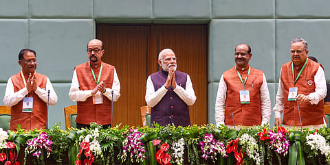 प्रधानमंत्री नरेंद्र मोदी का नवा रायपुर छत्तीसगढ़ में संबोधन