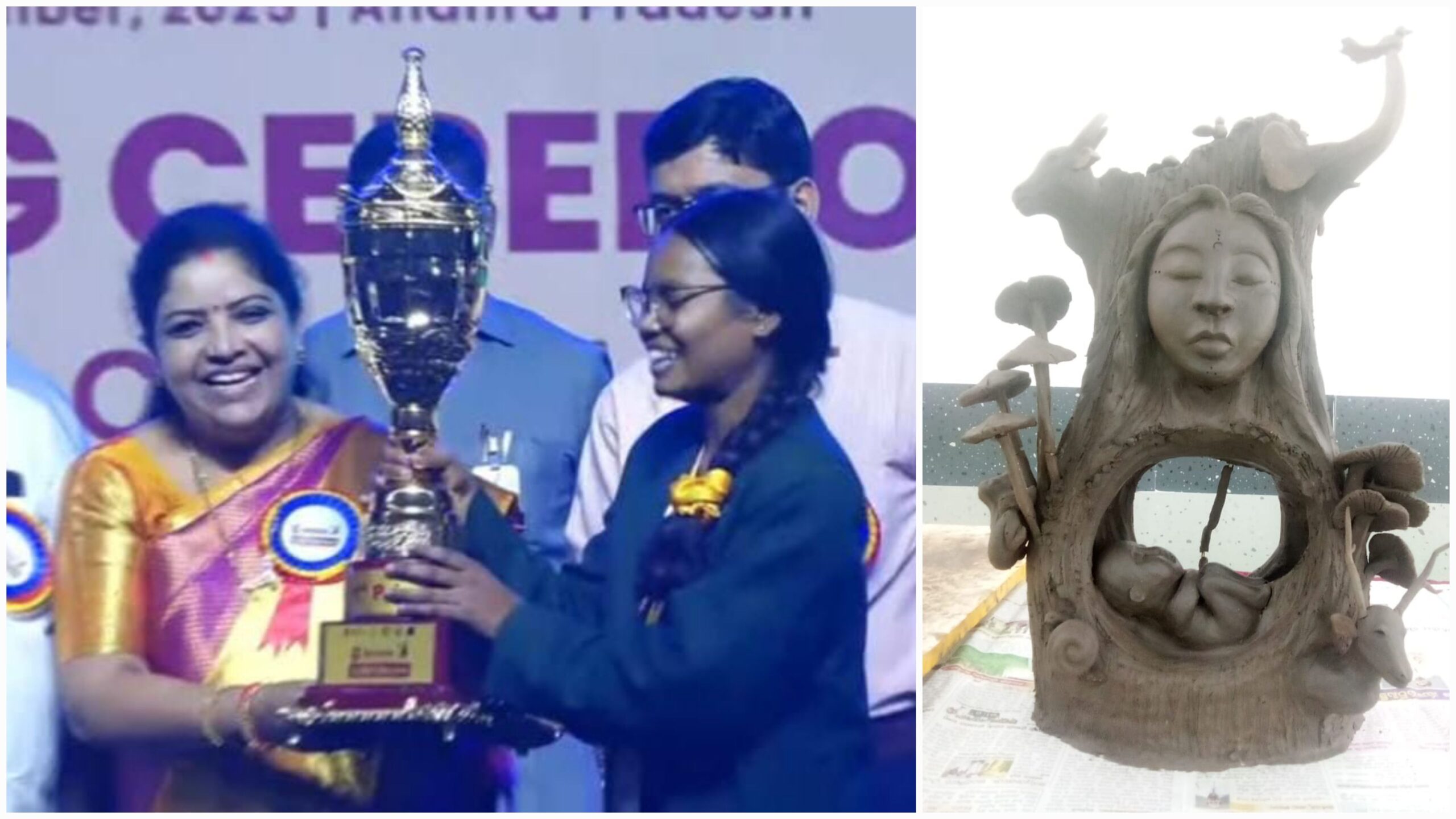 एकलव्य आदर्श आवासीय विद्यालय की छात्रा निहारिका नाग बनी राष्ट्रीय स्वर्ण पदक विजेता