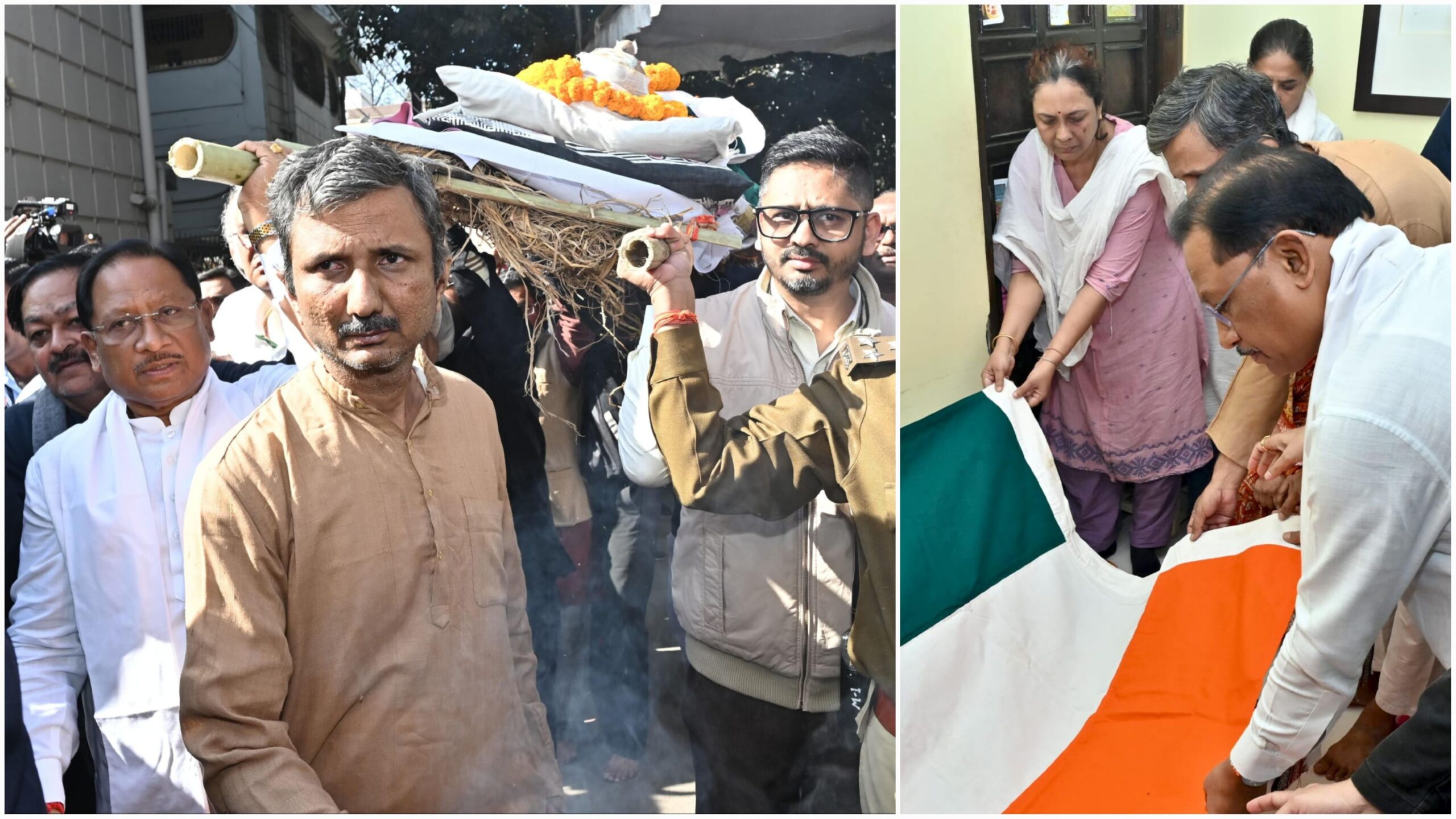 ज्ञानपीठ सम्मानित साहित्यकार विनोद कुमार शुक्ल को मुख्यमंत्री साय ने दी भावभीनी अंतिम श्रद्धांजलि