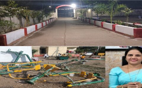 मीडियाकर्मी आवासीय परिसर सोनडोंगरी में बनेगा ओपन जिम, महापौर मीनल चौबे के निर्देश पर पहुँचीं मशीनें