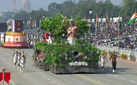 कर्तव्य पथ पर गूंजा छत्तीसगढ़ के जनजातीय शौर्य का इतिहास