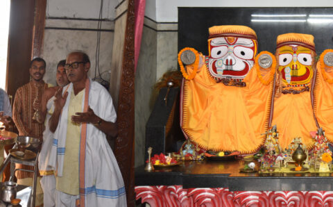 राज्यपाल रमेन डेका ने किए महाप्रभु श्री जगन्नाथ भगवान के दर्शन