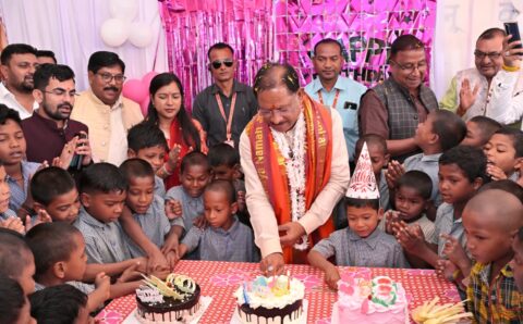 बच्चों के चेहरों की मुस्कान बना मुख्यमंत्री साय के जन्मदिन का सबसे बड़ा उपहार