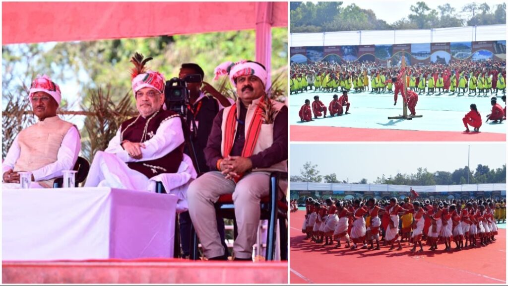 स्कूली बच्चों की प्रस्तुति से प्रभावित हुए केंद्रीय गृह मंत्री शाह , ताली बजाकर बढ़ाया उत्साह