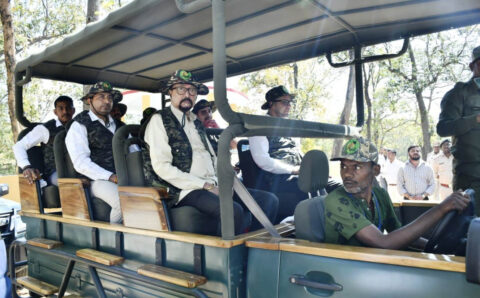 राज्यपाल रमेन डेका ने किया अचानकमार टाइगर रिजर्व का दौरा