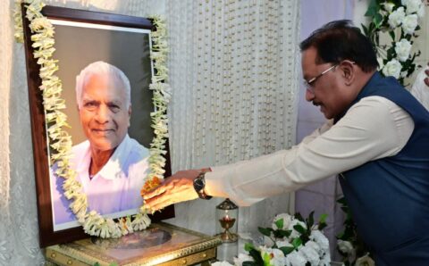 मुख्यमंत्री साय ने लोकतंत्र सेनानी स्वर्गीय महावीर प्रसाद जैन को दी श्रद्धांजलि