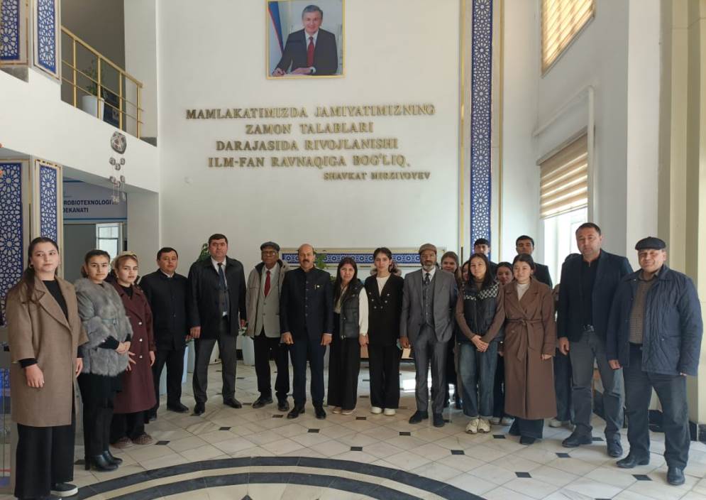 उज्बेकिस्तान के विद्यार्थी कृषि शिक्षा एवं अनुसंधान के लिए छत्तीसगढ़ आएंगे