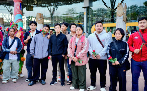 खेलो इंडिया ट्राइबल गेम्स के लिए खिलाड़ियों का छत्तीसगढ़ पहुंचना शुरू