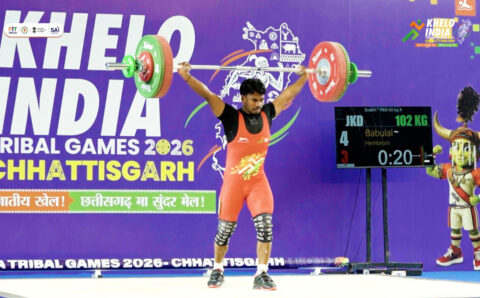 आर्थिक चुनौतियों को मात देकर वेटलिफ्टिंग में पहचान बना रहे झारखंड के बाबूलाल हेम्ब्रम