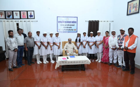 राज्यपाल से रेडक्रॉस प्रतिनिधियों ने की सौहार्दपूर्ण भेंट