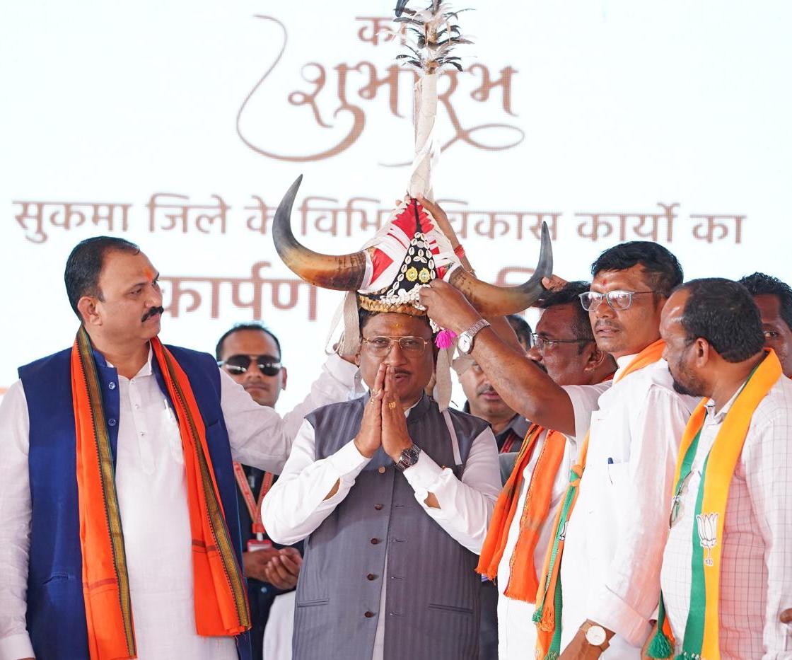 मुख्यमंत्री साय ने सुकमा को दी 308 करोड़ के विकास कार्यों की सौगात