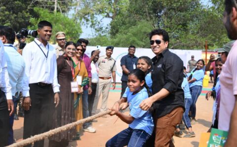 सचिन तेंदुलकर का बस्तर आगमन बदलते बस्तर की सशक्त पहचान: मुख्यमंत्री साय